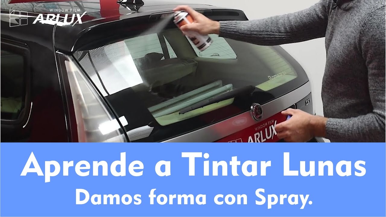 Tintado de lunas con Spray de termoformado de Arlux. - Parte 3/7.