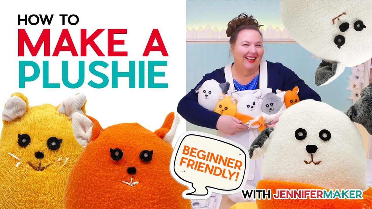 How to Make a Plushie on a Cricut | Our EASY 