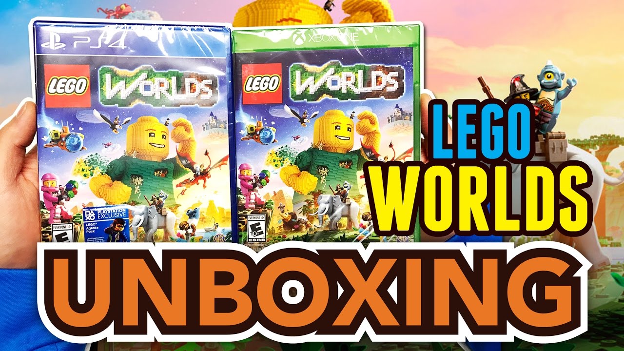 Lego Worlds (PS4/Xbox One) Unboxing !!