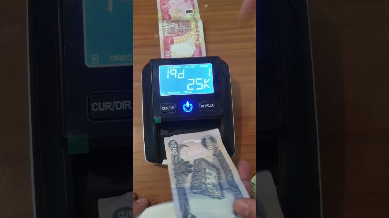 تعلم تشغيل جهاز عد وفحص العملة|model: Al-130A |BanKnote Detector