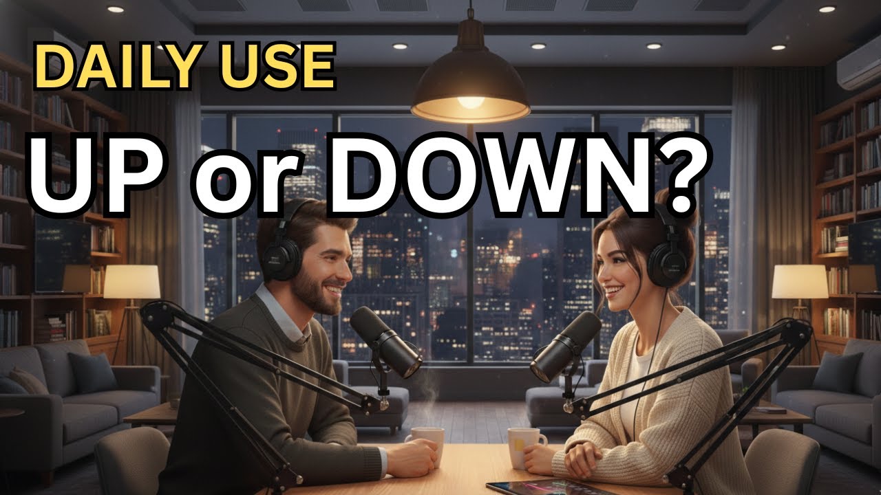 👉 Up & Down Phrases in English | English Conversation Practice