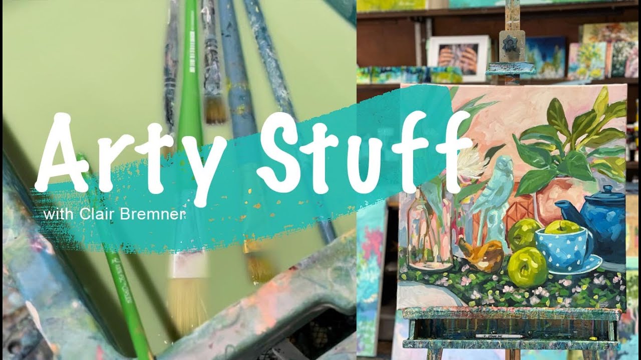 Arty Stuff Vlog - Still Life painting and playing around in Procreate