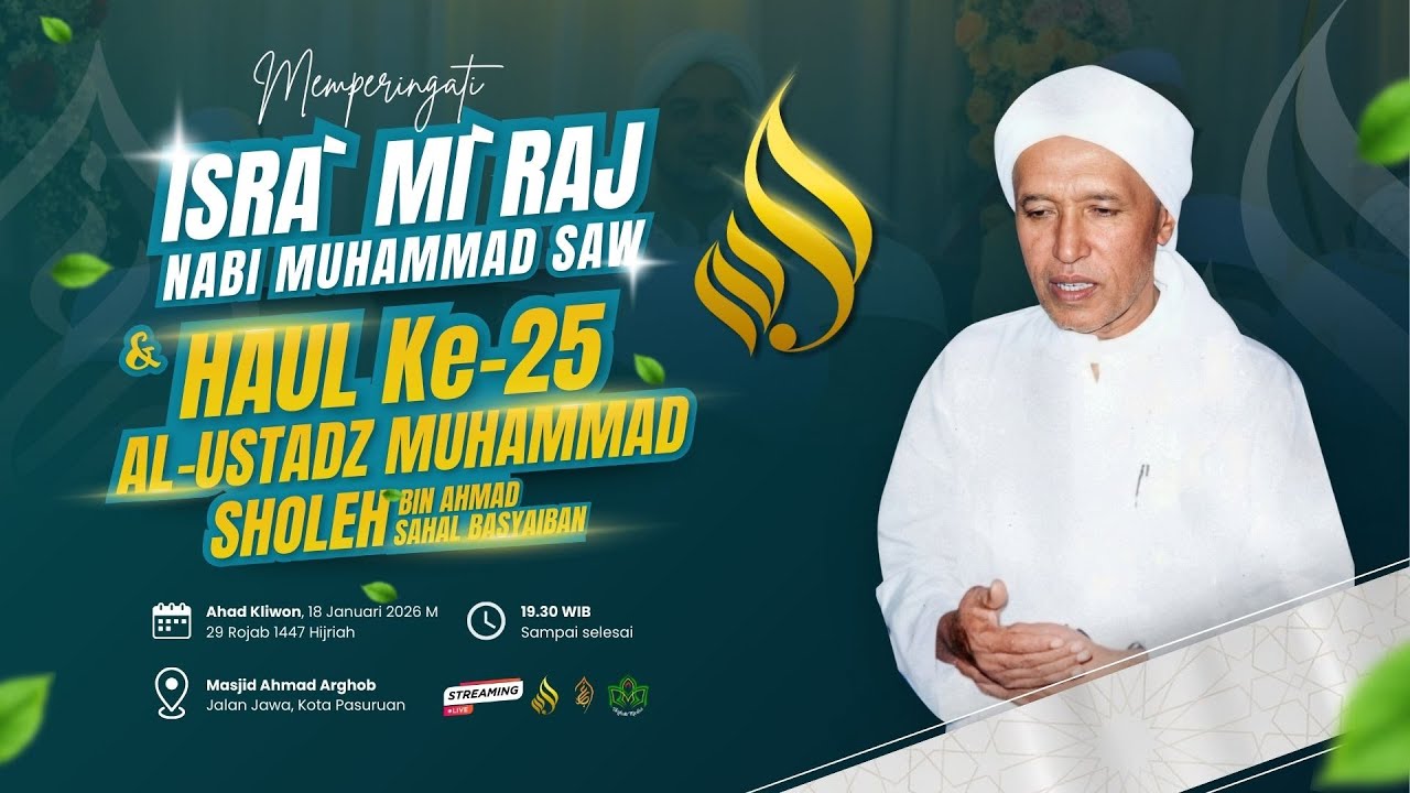 Haul ke 25 Ustadz Muhammad Sholeh bin Ahmad Sahal Basyaiban