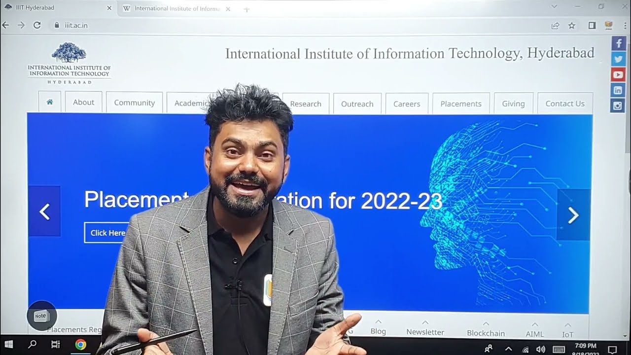 IIIT Hyderabad Full Admission Process 2022 | All About IIIT Hyderabad |IIIT Hyderabad admission open