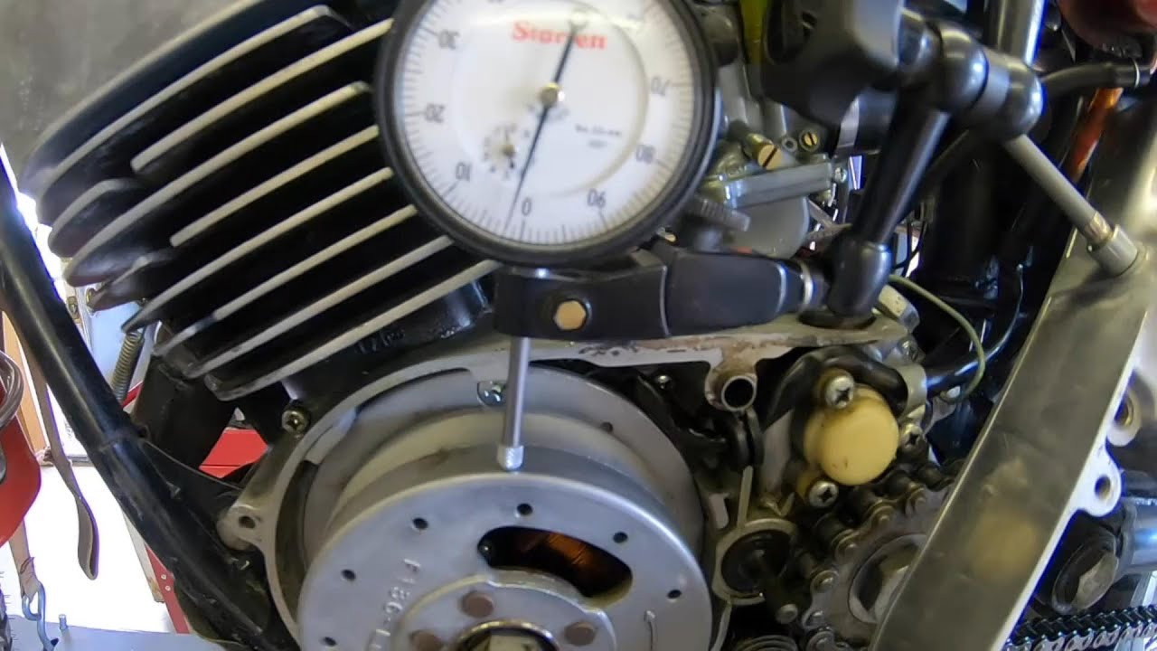 Diagnosis bad motorcycle crankshaft bearings, Yamaha 175 Enduro, CT 3