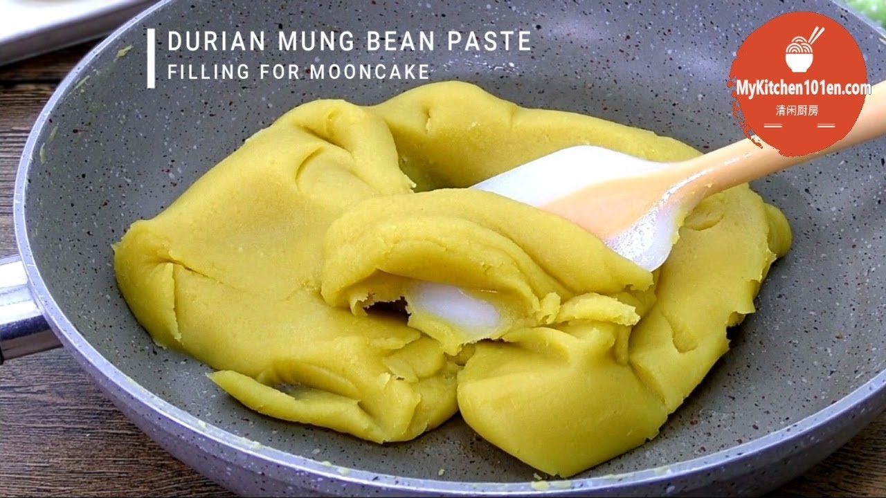 Durian Mung Bean Paste Filling for Mooncake | MyKitchen101en