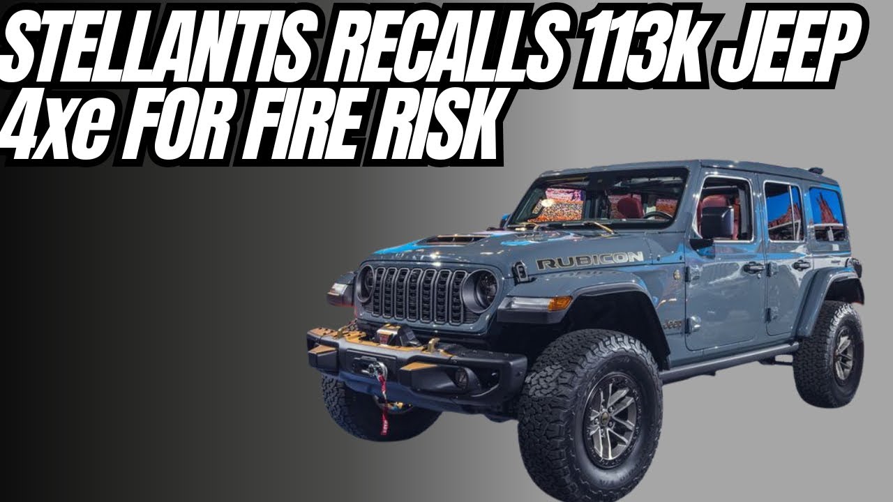 Stellantis отзывает 113 тыс. полноприводных автомобилей Jeep из-за риска возгорания