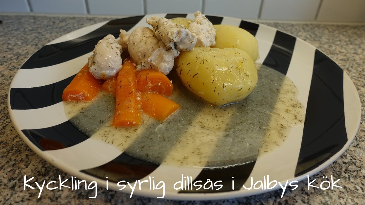 Kyckling i syrlig dillsås i Jalbys kök
