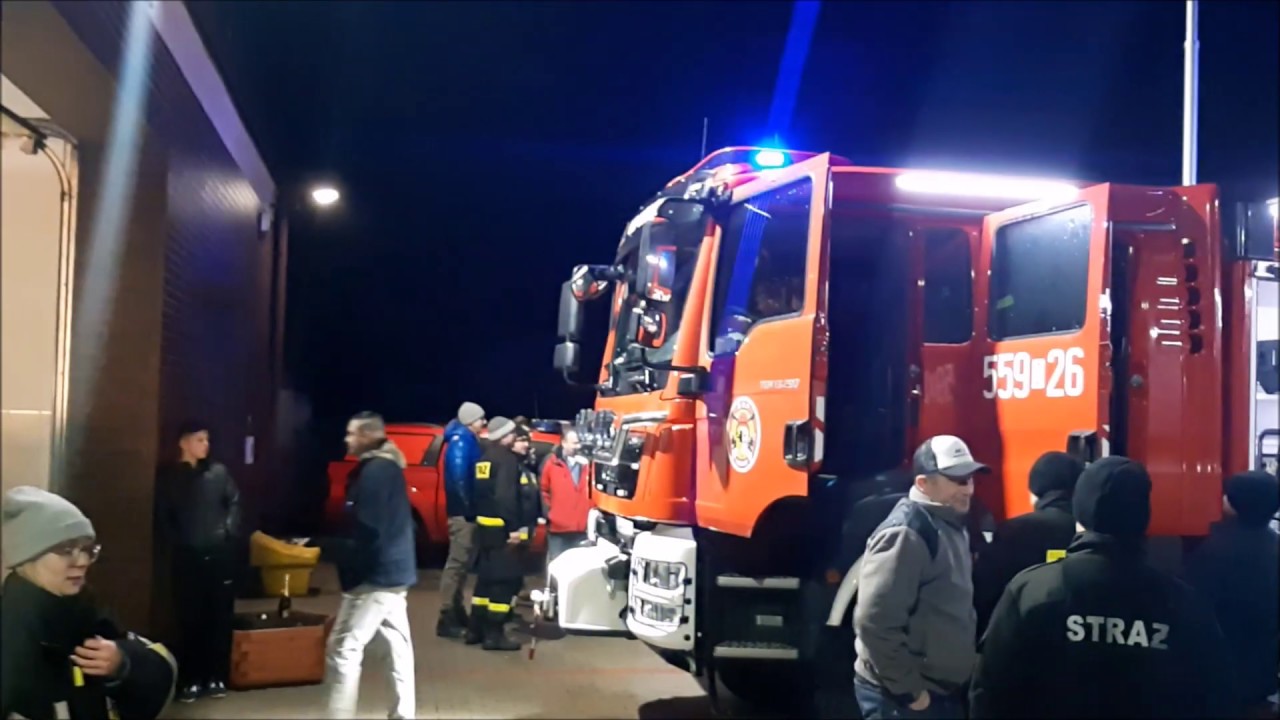 Przywitanie nowego wozu OSP Luzino.