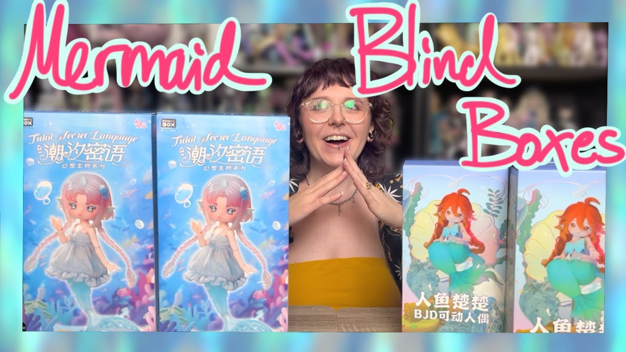 Unboxing Blind Box Mermaid BJDs!