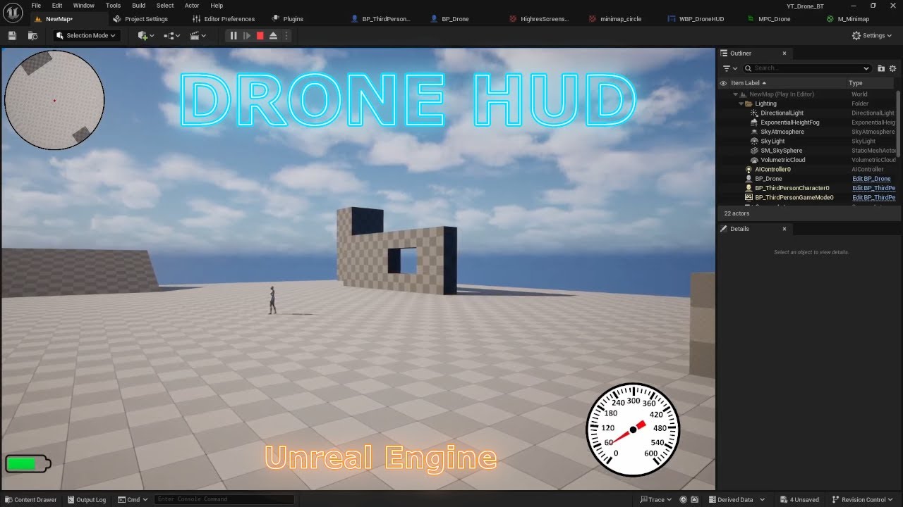 Creating a Heads Up Display in Unreal Engine