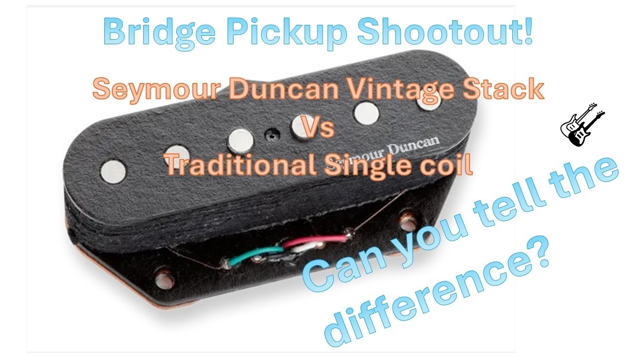 Tele Bridge Shootout: Seymour Duncan Vintage Stack vs Traditional Single Coil