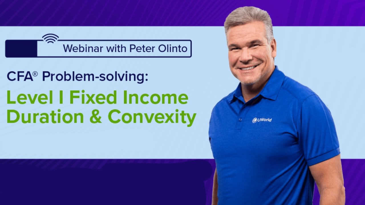 CFA&reg; Level 1: Fixed Income Masterclass with Peter Olinto