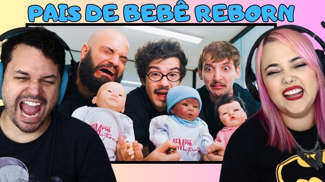 FIZEMOS UMA AULA DE PAPAIS COM BEBÊS REBORN Balela ‹ REACT ›