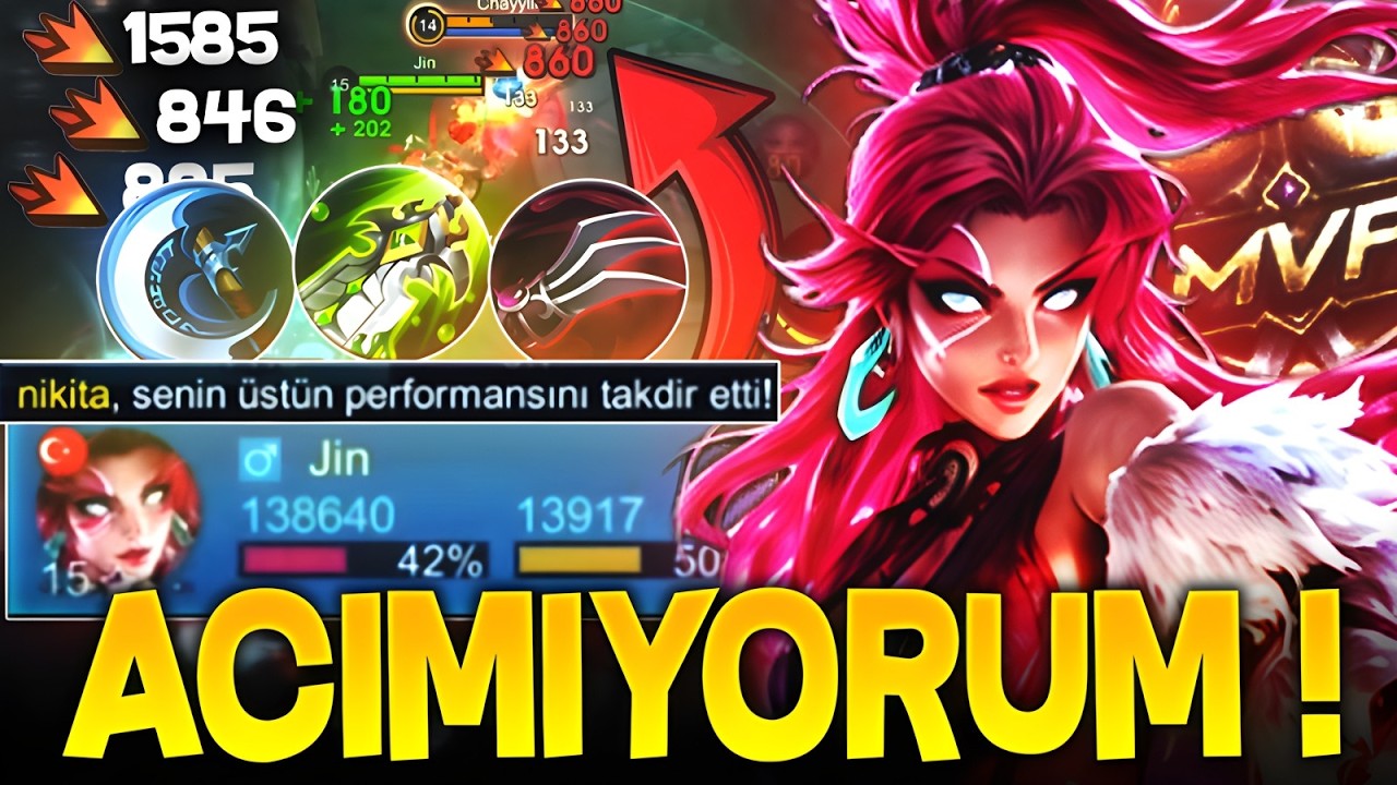 YANLIŞ ADC'NİN &Uuml;ST&Uuml;NE OYNADILAR !! Yeni Irithel - Mobile Legends