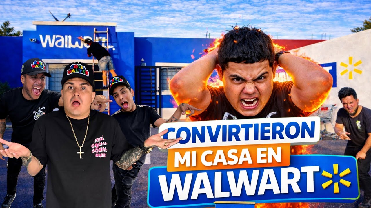 CONVERTIMOS la casa de mi amigo en un SUPER MERCADO 😱 | Broma a el Papi de SOY EL WALTER 🤣