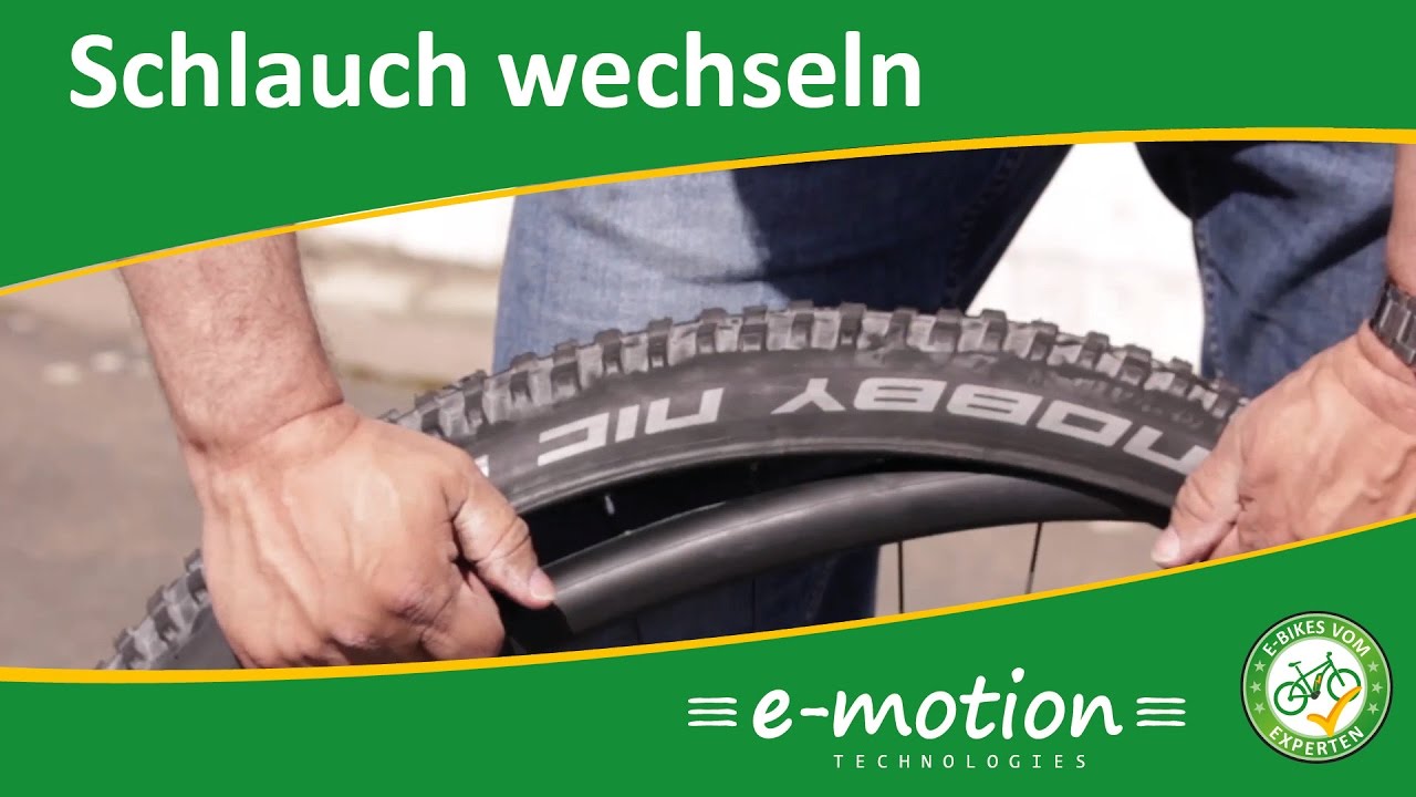 Schlauch wechseln beim e-Bike / Pedelec - Wie geht das?