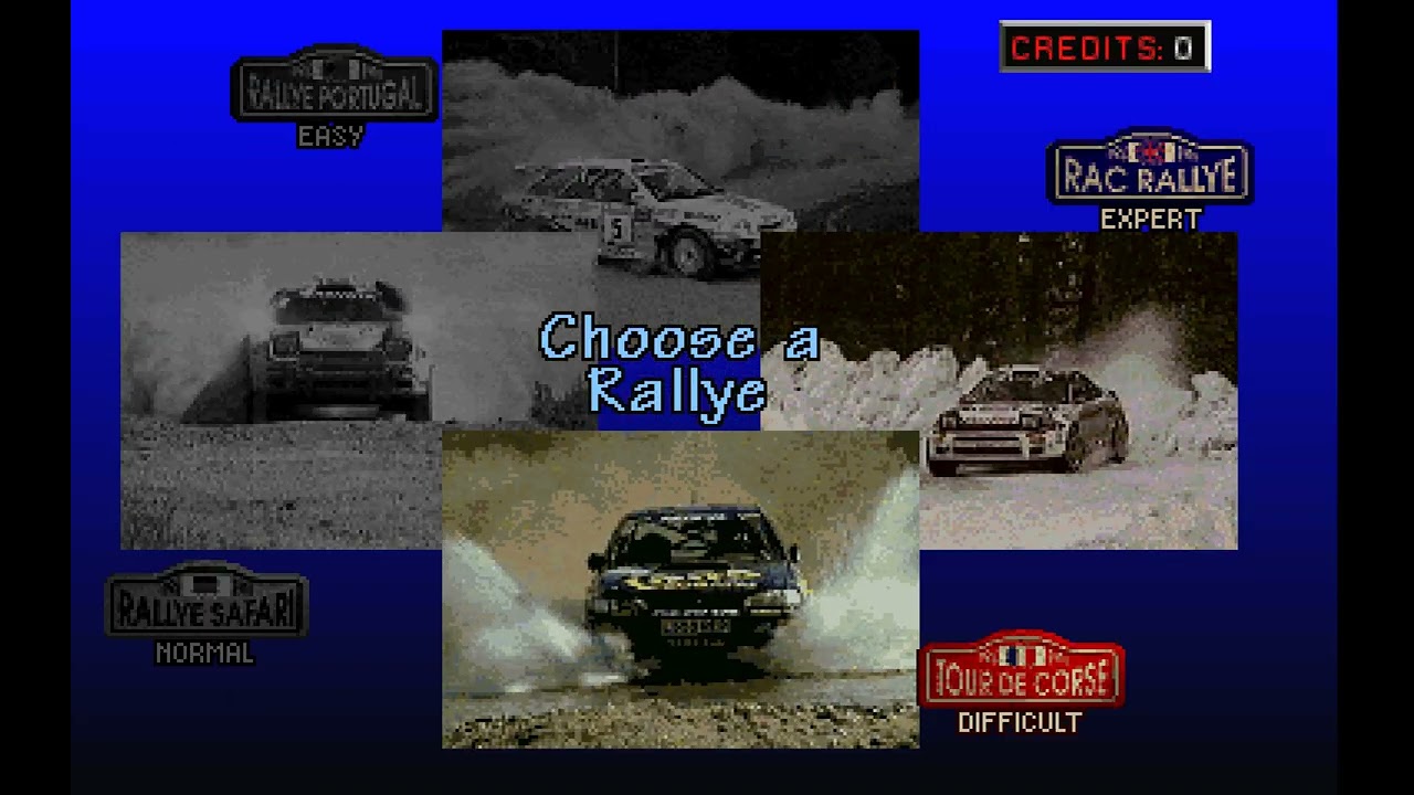 World Rally 2: Twin Racing (1995 - Arcade) - Longplay [Difficulty: Hardest]