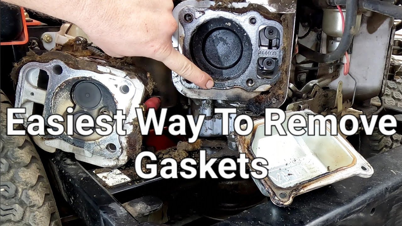 The Easiest Methods To Remove Gasket Material On Any Small Engine Riding Mower Push Mower Zero Turn