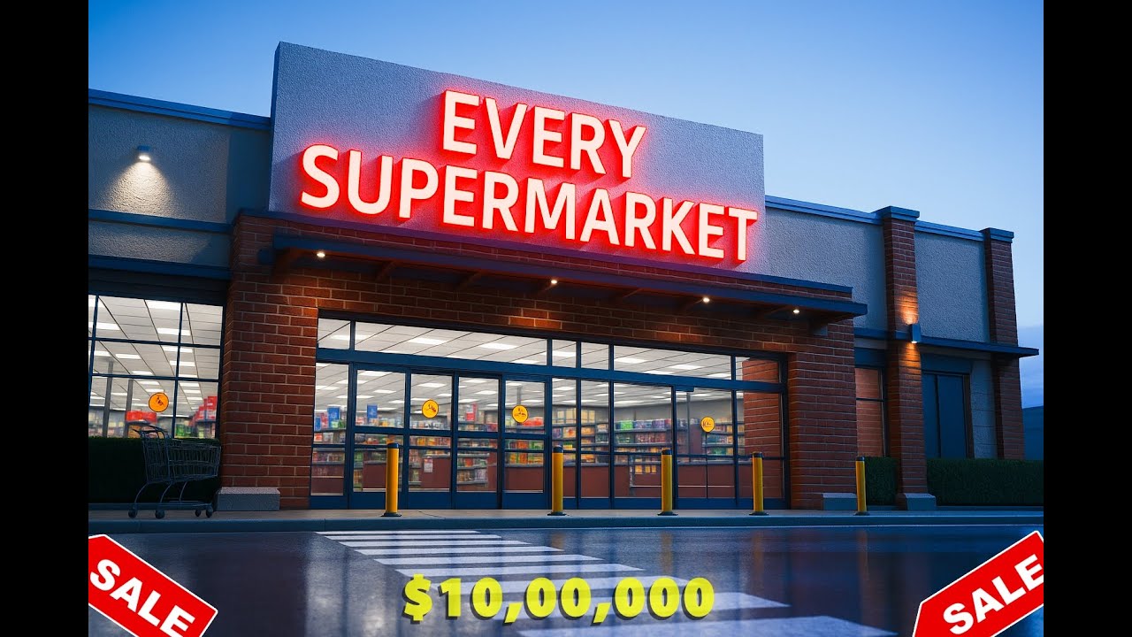 I OPENED MY NEW SUPER MARKET !