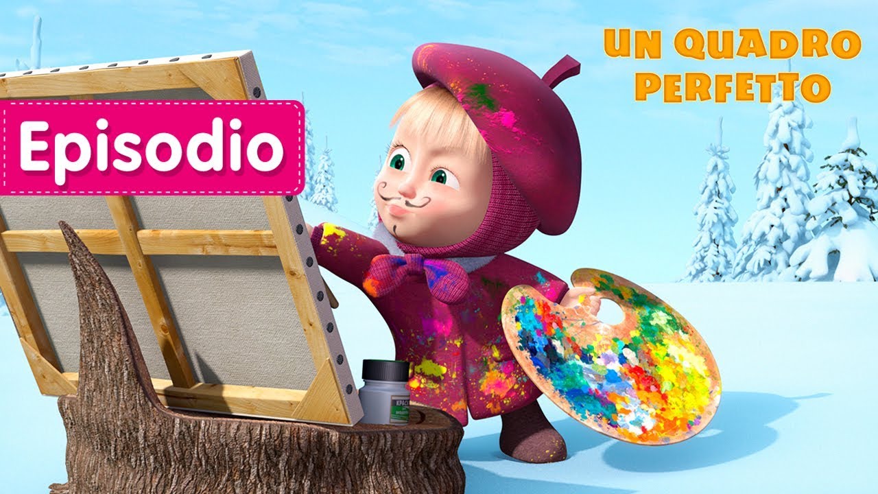 Masha e Orso - Un Quadro Perfetto 👩&zwj;🎨 (Episodio 27) - Cartoni animati per bambini