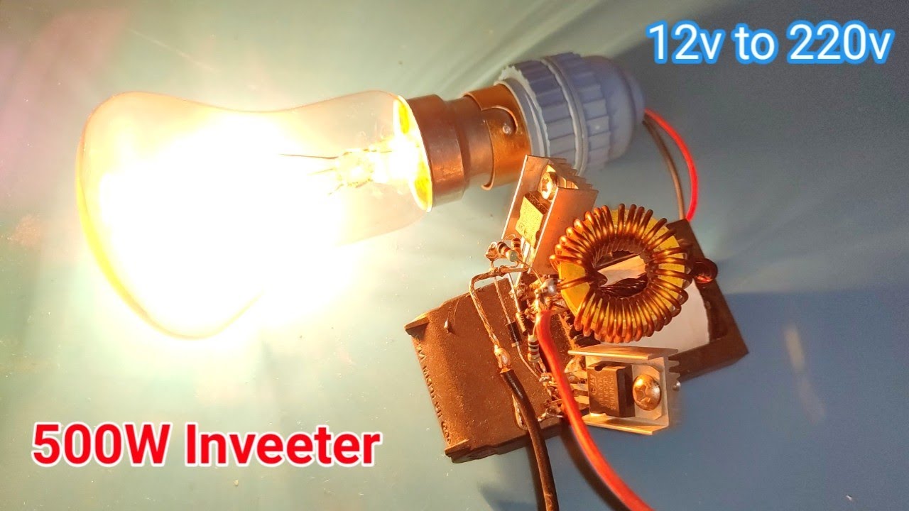 How to make 500W Inverter || With ATX Transformer