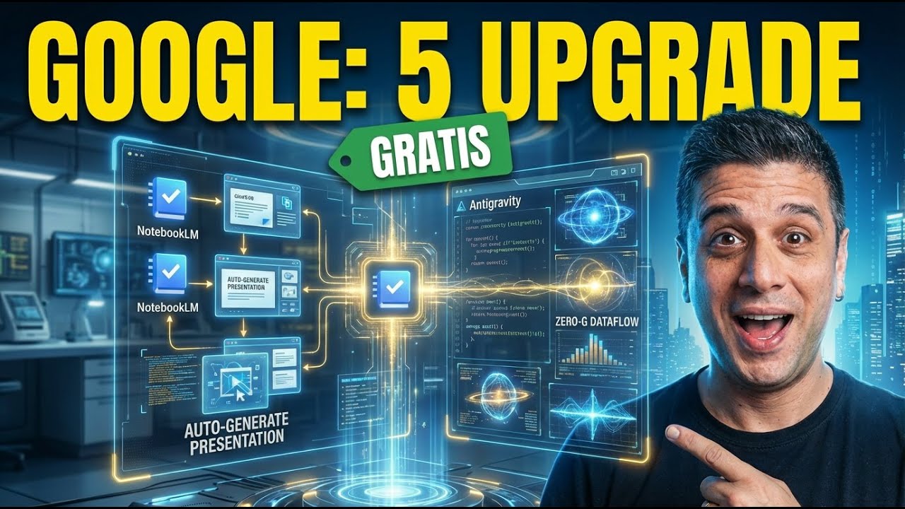 GOOGLE SCONVOLGE TUTTO: 5 Upgrade AI che DEVI Provare GRATIS