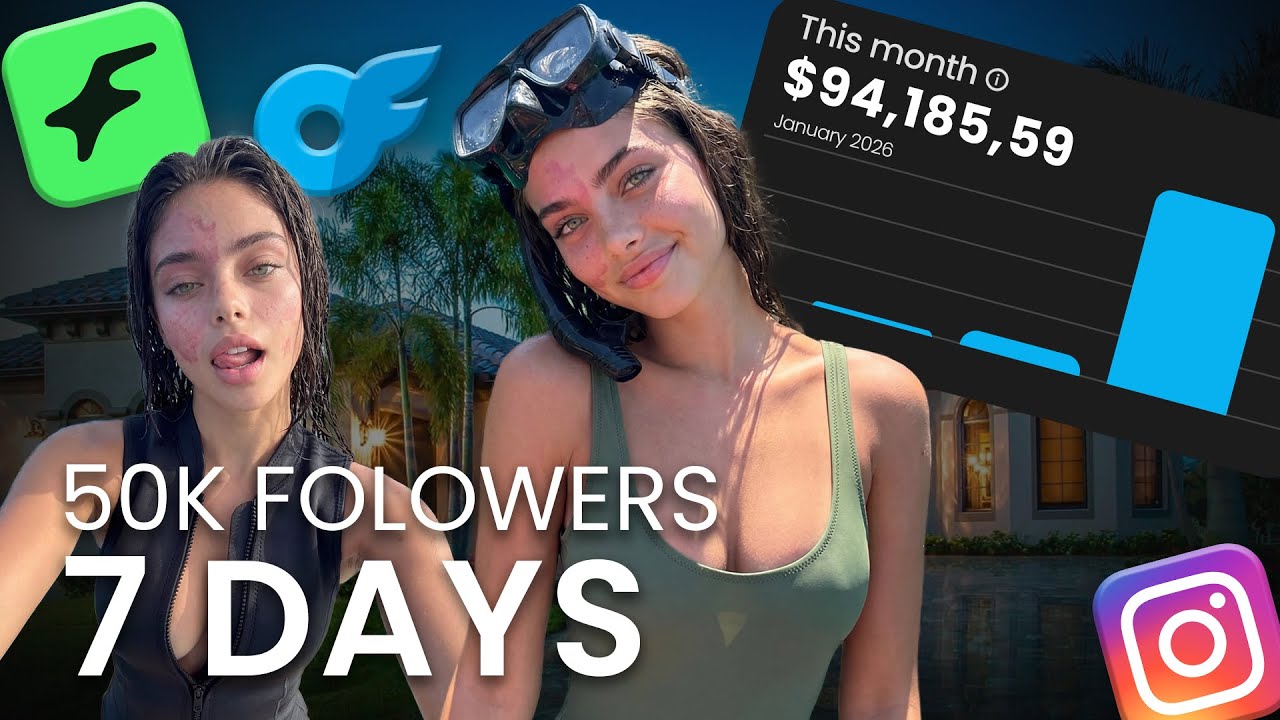 Growing Instagram to 50K Followers With AI Model in 7 Days - OnlyFans Guide