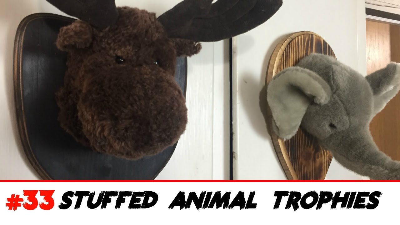 Stuffed Animal Head Trophies