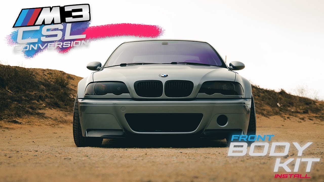 Installing a $15,000 OEM CSL Front Bumper! Epic Upgrade