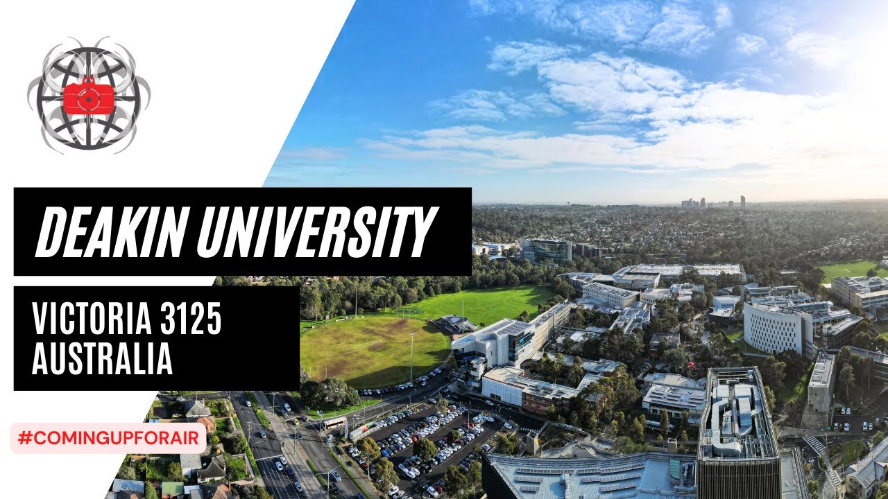 Deakin University, Burwood from above // #Comingupforair