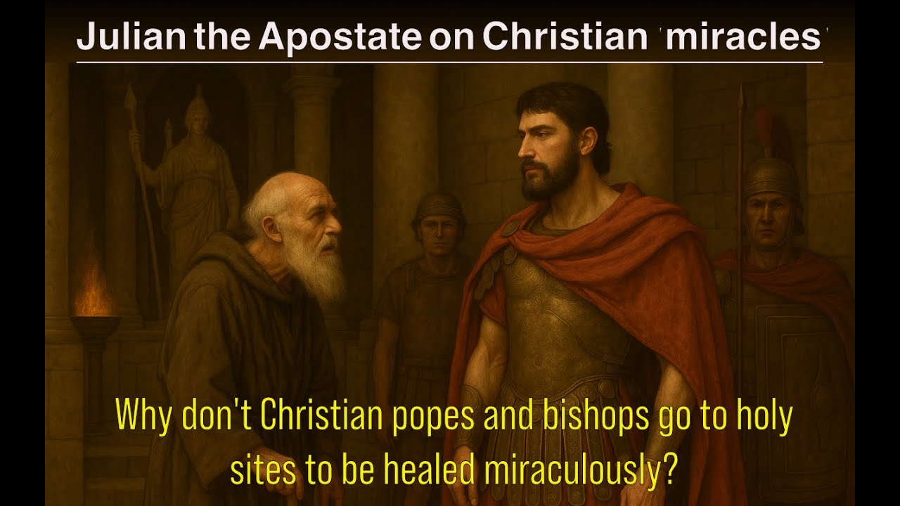 Emperor Julian the Apostate's criticism of Christian miracles. Why a bishop doesn't expect miracles