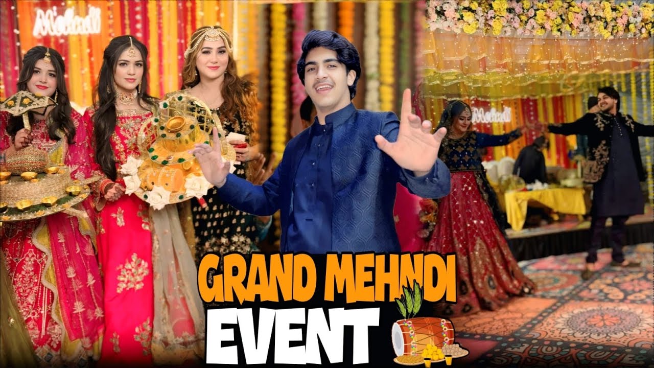 GRAND MEHNDI EVENT // ALISHA RONAY LAG GAYEE // EVENT ADHOORA REH GAYA