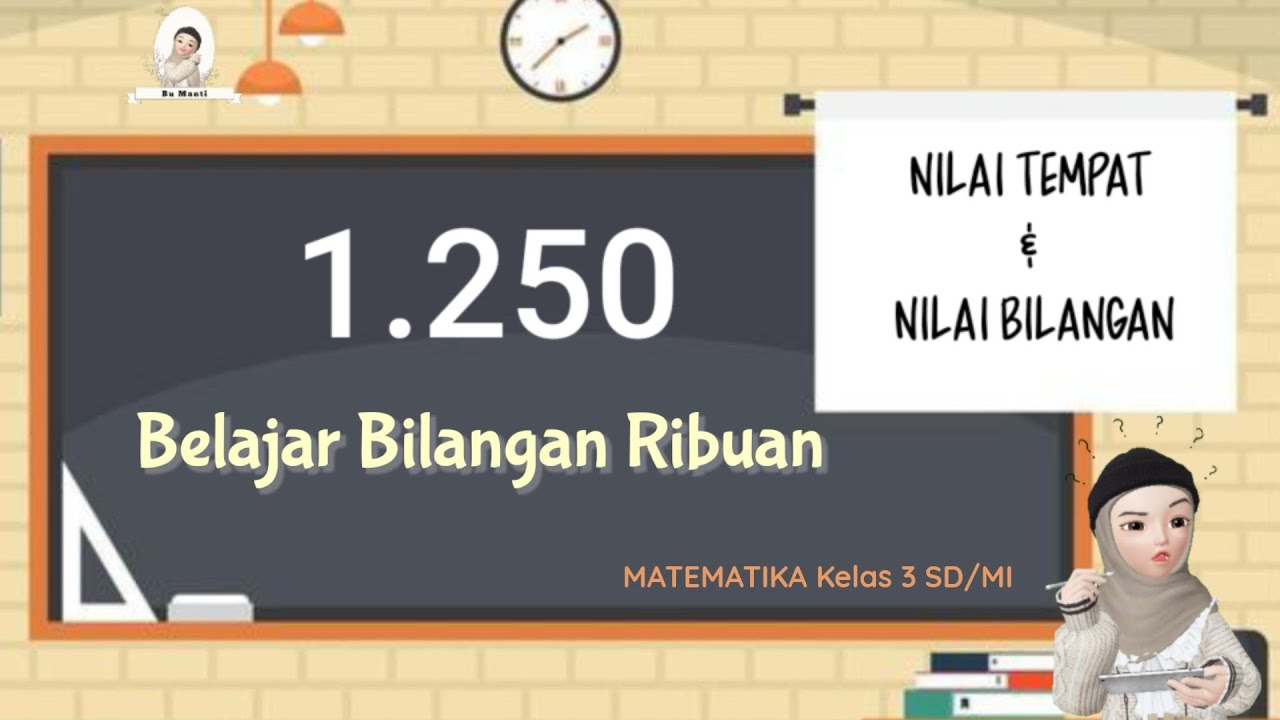 Mudah! Membaca & Menulis BILANGAN RIBUAN || Matematika Kelas 3 SD