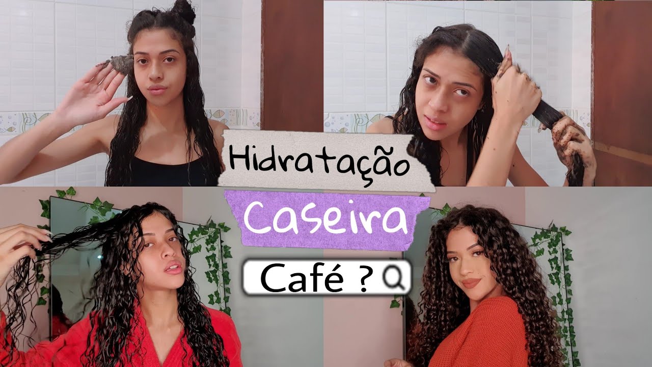 HIDRATAÇÃO CASEIRA DE CAFÉ 😍🔥| faz Crescer, deixa os Cachos definidos, macios e sem frizz 😱💕