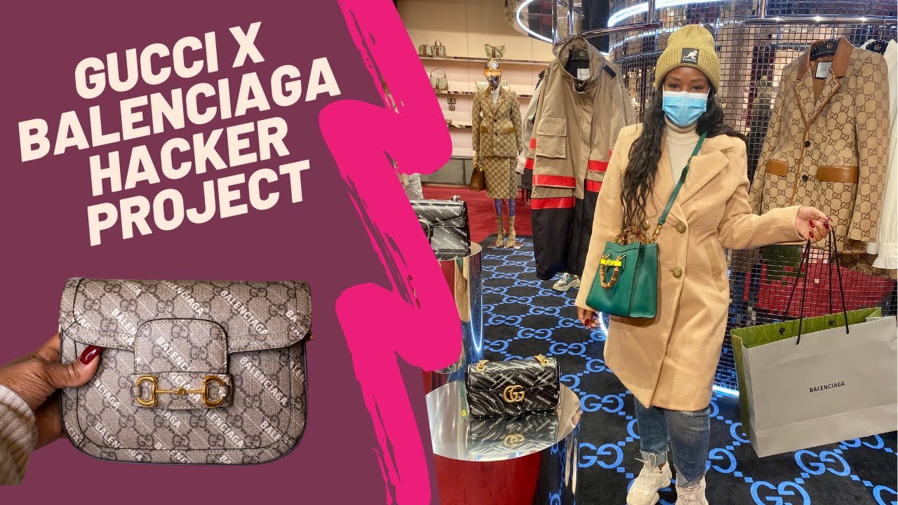 Gucci x Balenciaga Hacker Project | Shopping, Unboxing, and Story Time | Mini Horsebit 1955 Bag