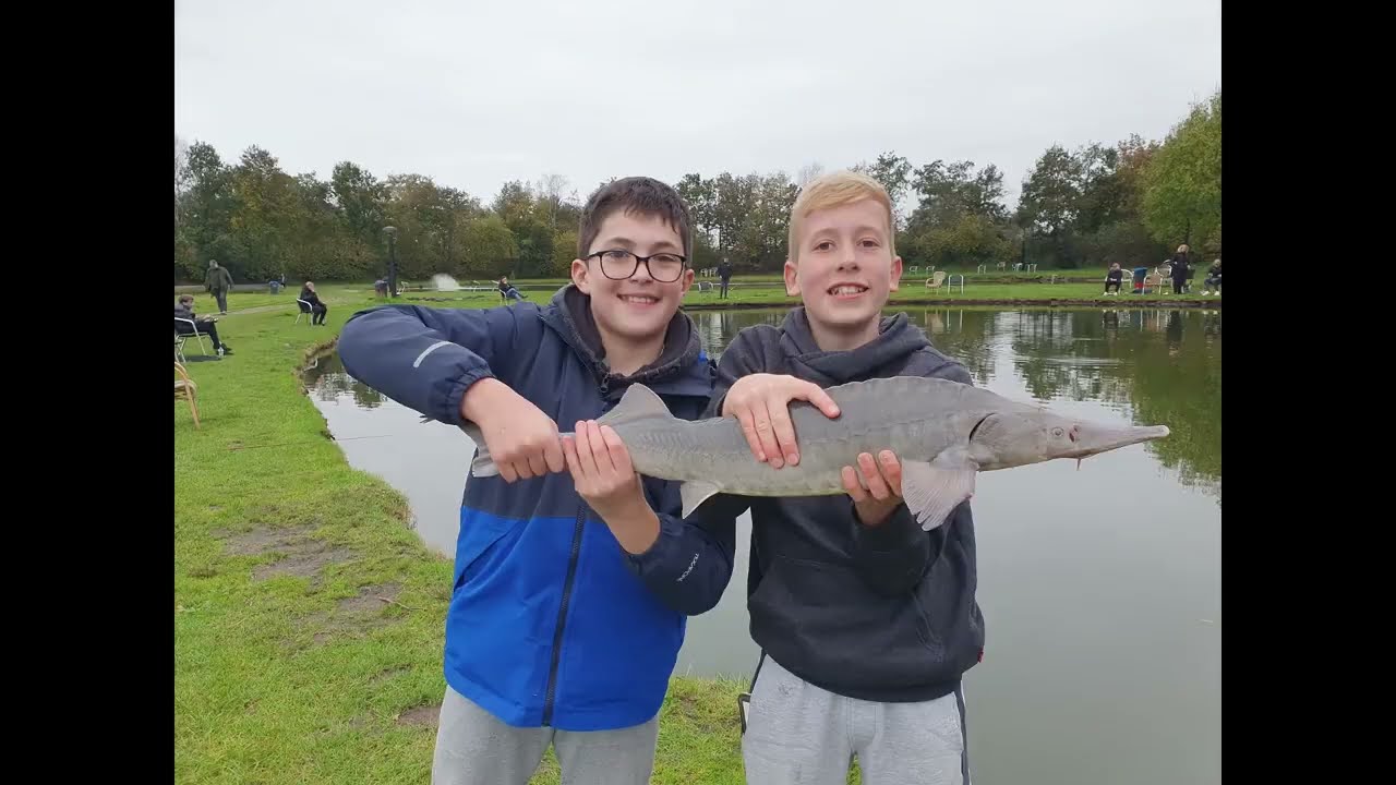 Vissen bij Visvijver De Broekbeke