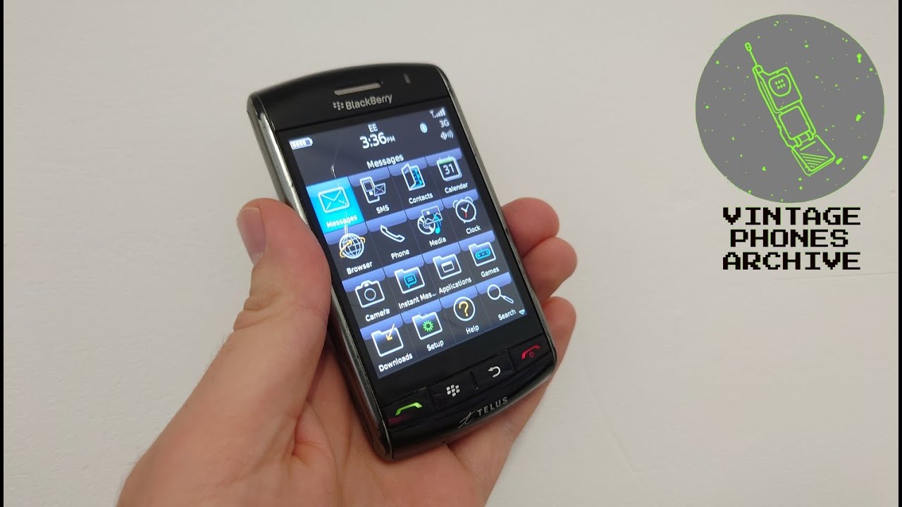 Blackberry Storm 9530 Mobile phone menu browse, ringtones, games, wallpapers