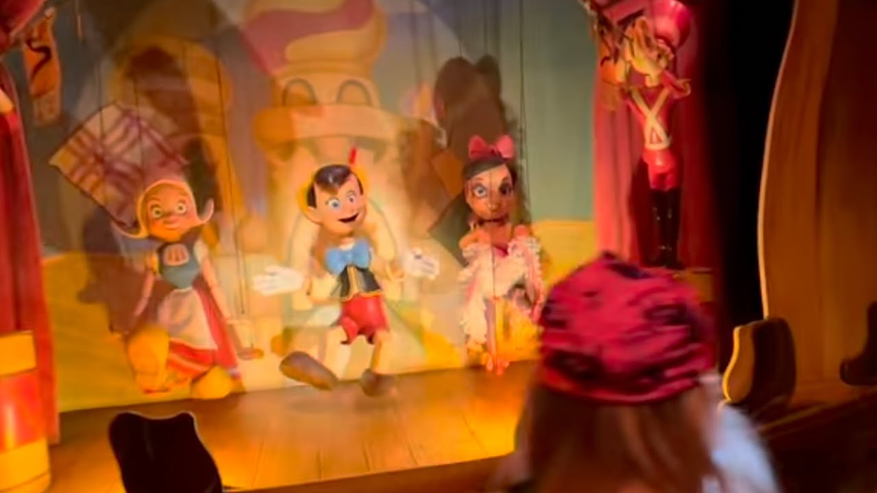 Pinocchio's Daring Journey ride Disneyland