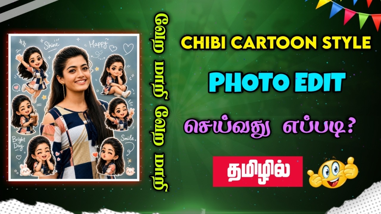 New Chibi Cartoon Style Photo Editing Prompt | Instagram Trending Prompt | Chibi Style Photo Editing