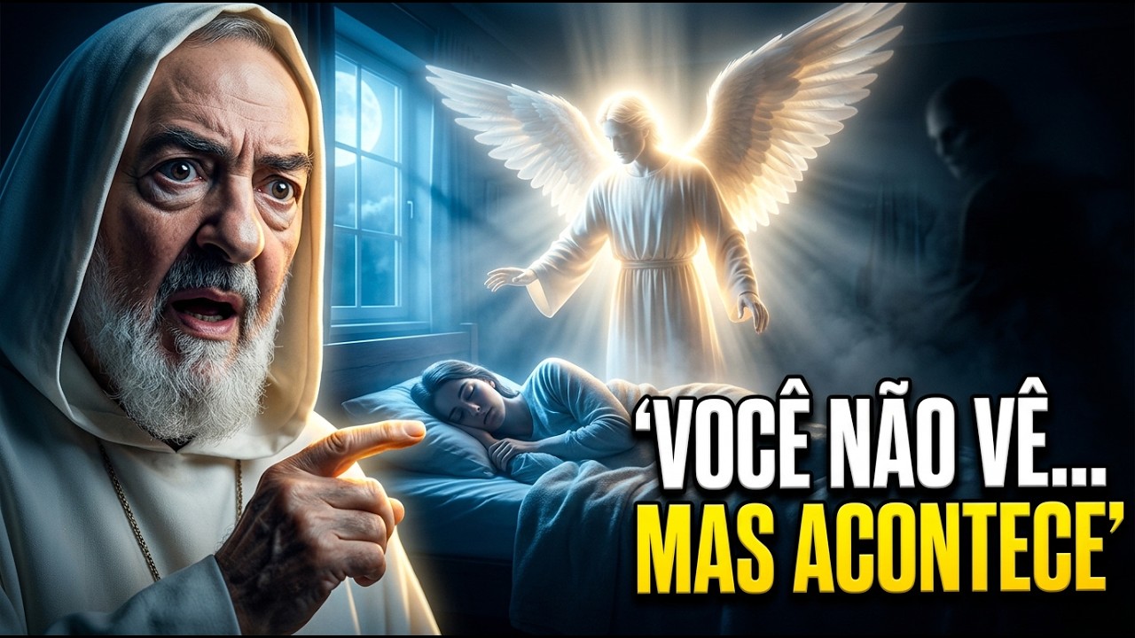 Isto é o que o seu anjo da guarda faz enquanto você dorme — Padre Pio