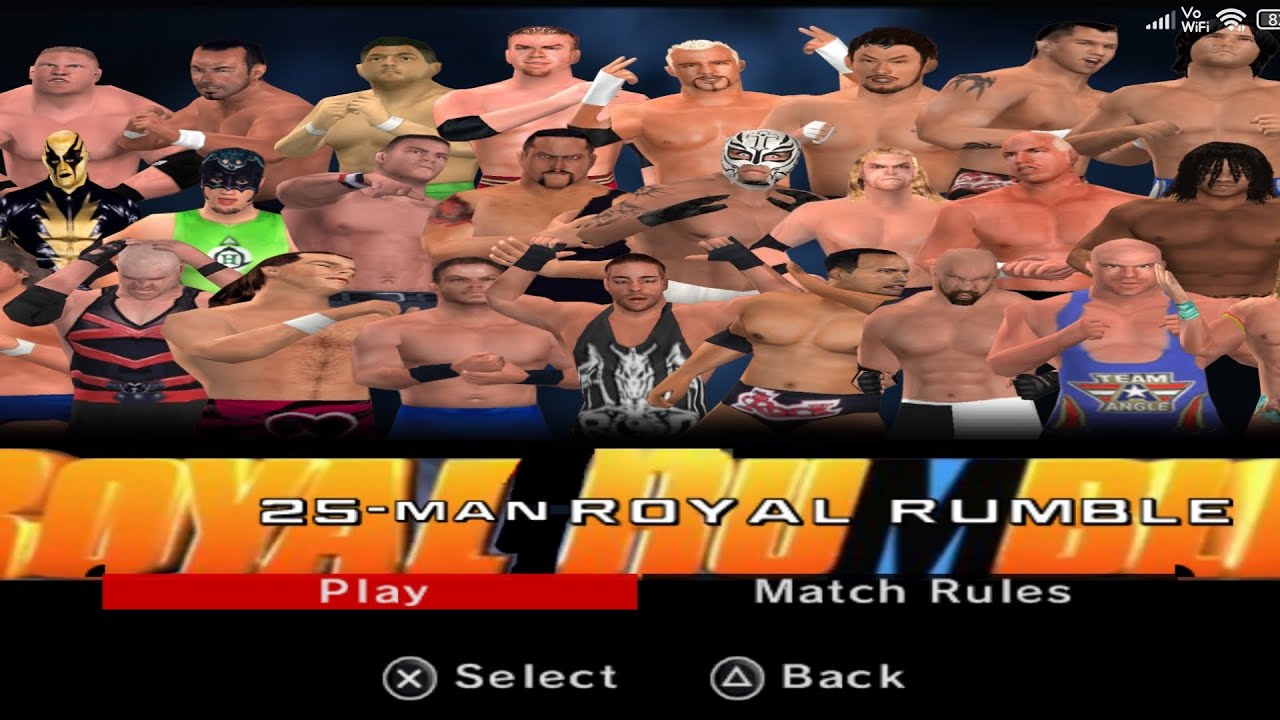 wwe2006 psp 25-man royal rumble