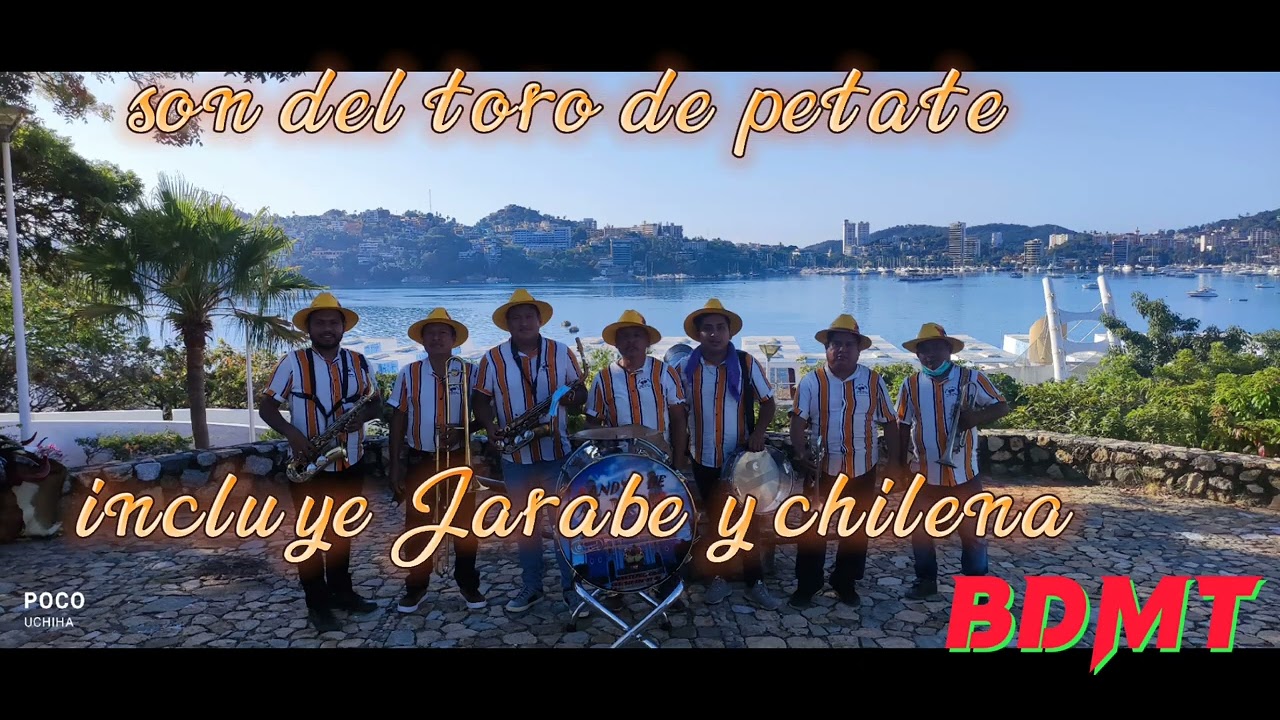 son del toro de petate, jarabe y chilena  por banda de mi tierra