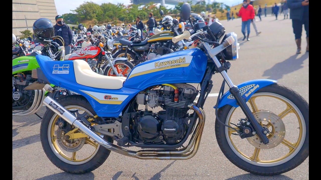カワサキ Z550GP PRETTY RACING プリティーレーシングマフラー音❗BEETフロントフェンダー セレクトシングルシート