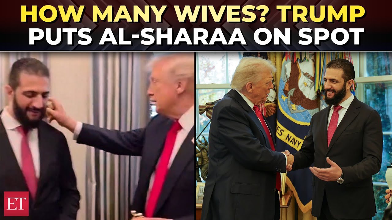 'How many wives…': Trump asks Syrian Prez Al-Sharaa point-blank in White House; video goes viral