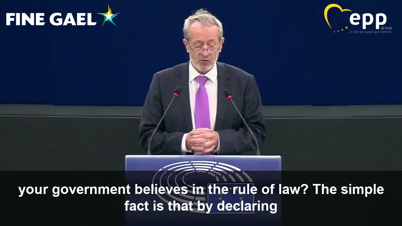 The rule of law crisis in Poland - Seán Kelly MEP