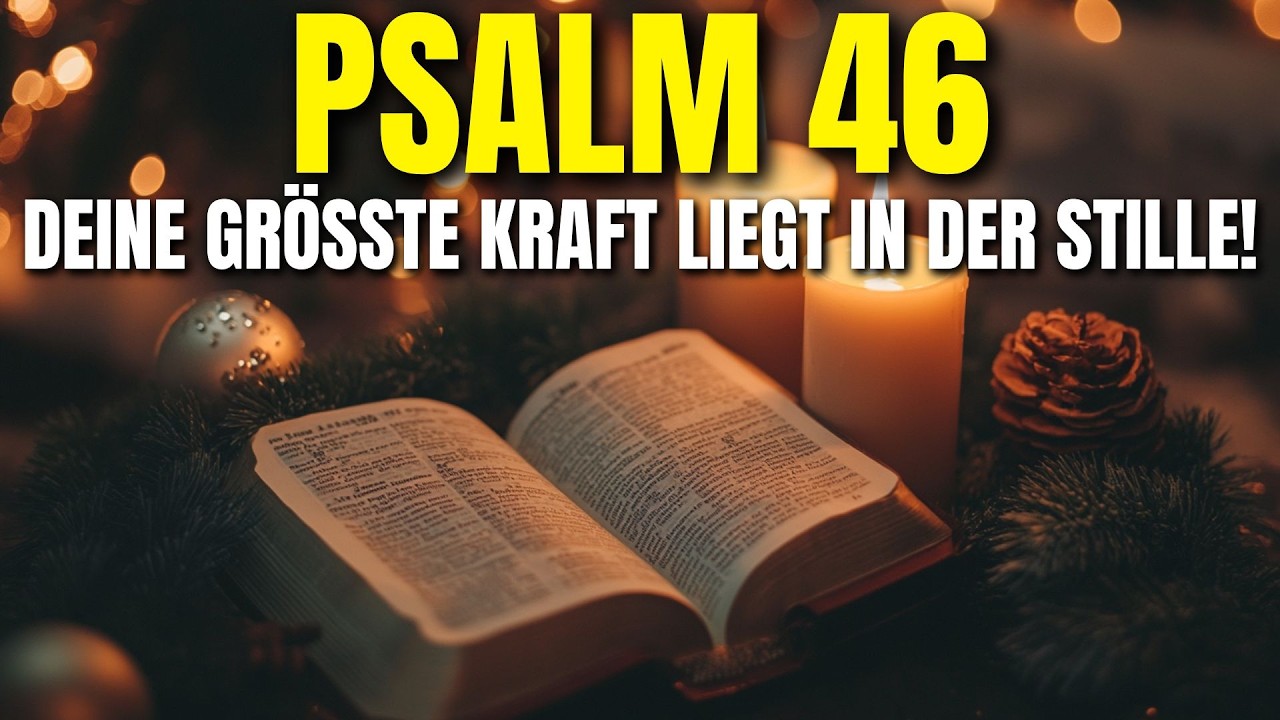 🔥 Psalm 46: Gottes Kraft wirkt, wenn du still wirst! 🙏