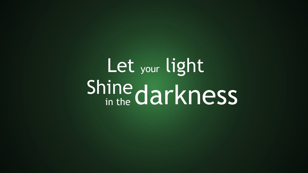 Let Your Light Shine In The Darkness - New Scottish Hymns