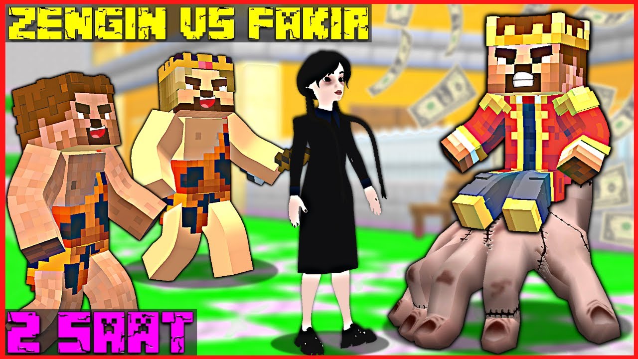 MİNECRAFT ZENGİN VS FAKİR HAYAT FİLMİ! 😱 - Minecraft