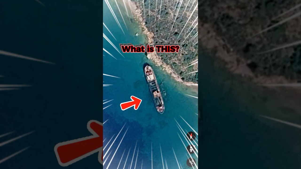 👉 Why is there a ship stuck here?